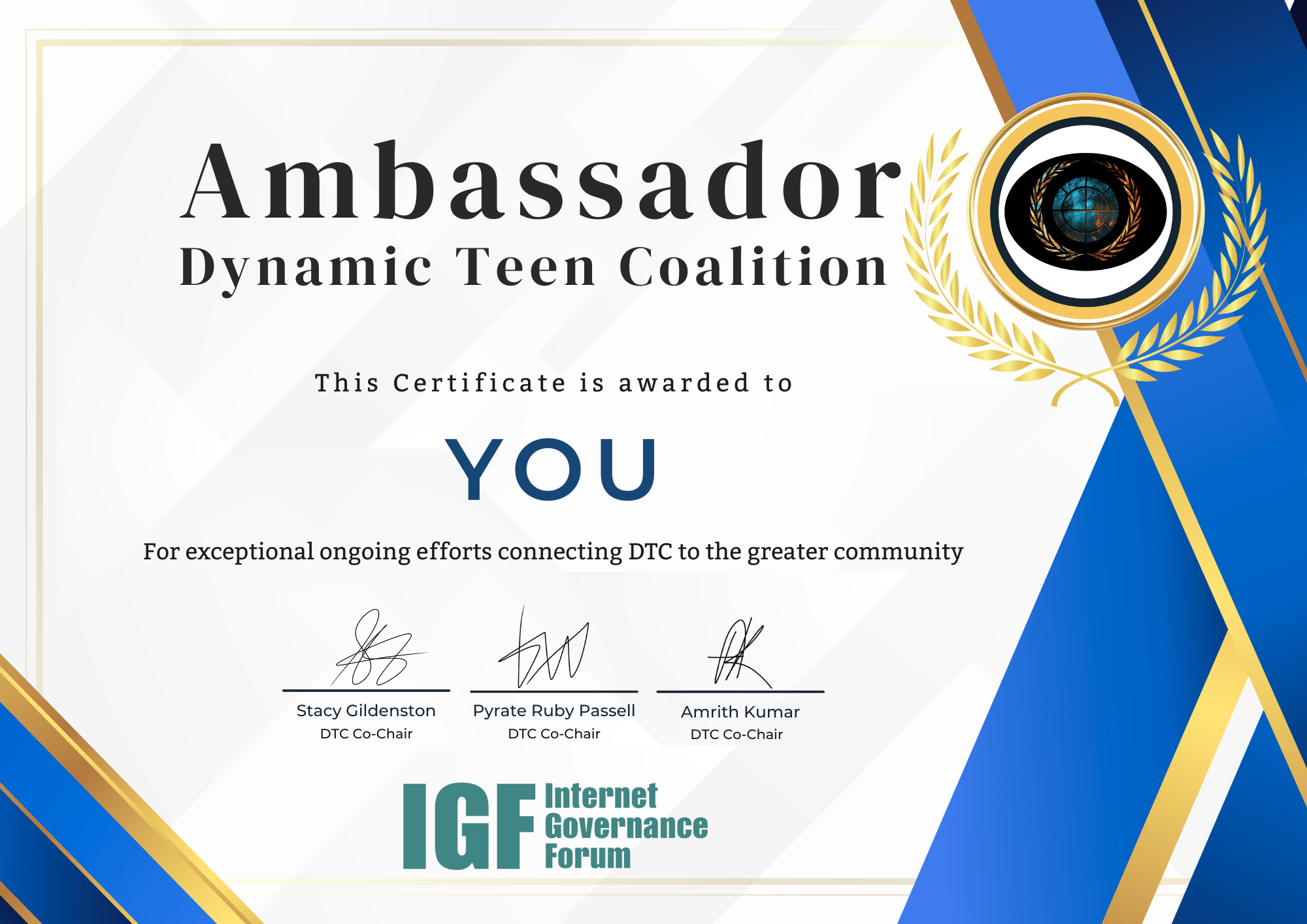 DTC Ambassador